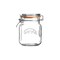 Kilner Square Clip Top Jar for Canning and Food Storage, 34 Ounce